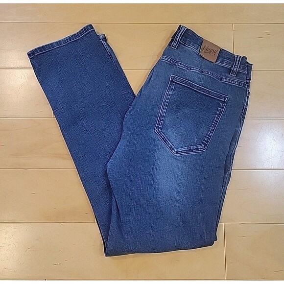 Mugsy Jeans Mens 33x32/Fit 33x30 Straight Leg Zip Fly Stretch Blue Denim FLX2AFU - Picture 1 of 8